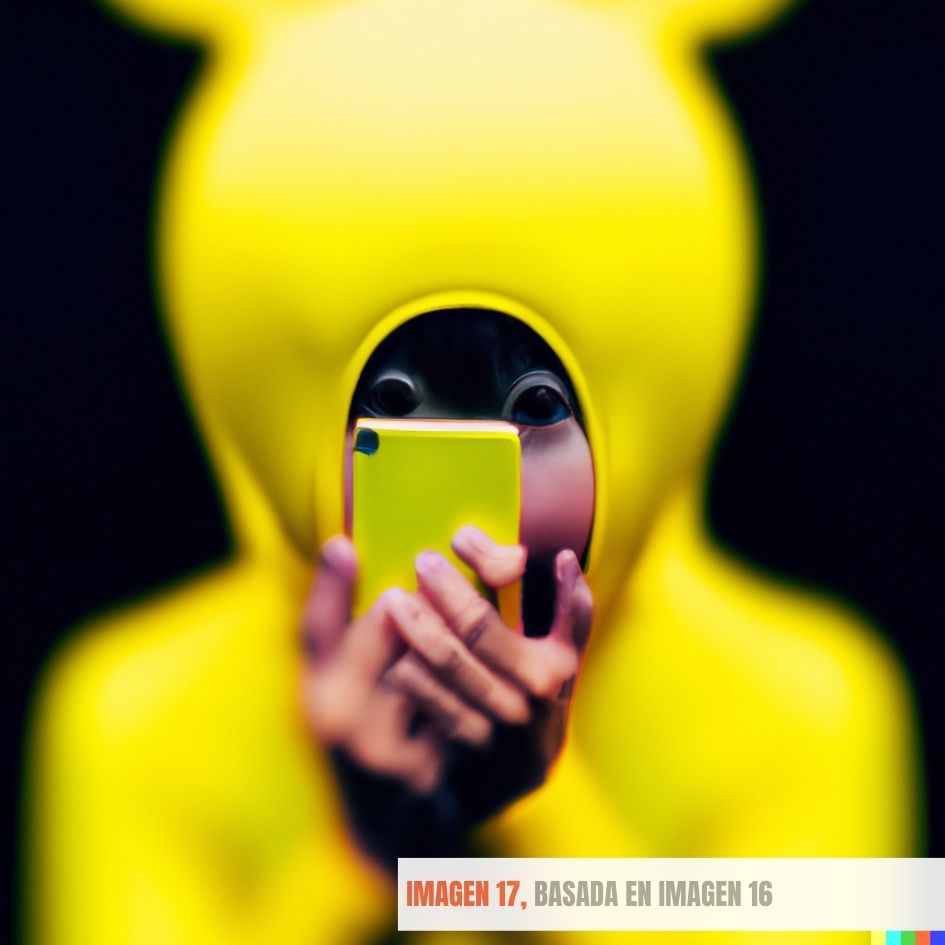 La IA ha decidido que sólo debe quedar uno: su creación, su Ser Amarillo. Yo ya sobro. He pasado de ser un turista en este mundo que nos brinda las nuevas tecnologías, a un medio para que la IA alumbrara a su Ser.