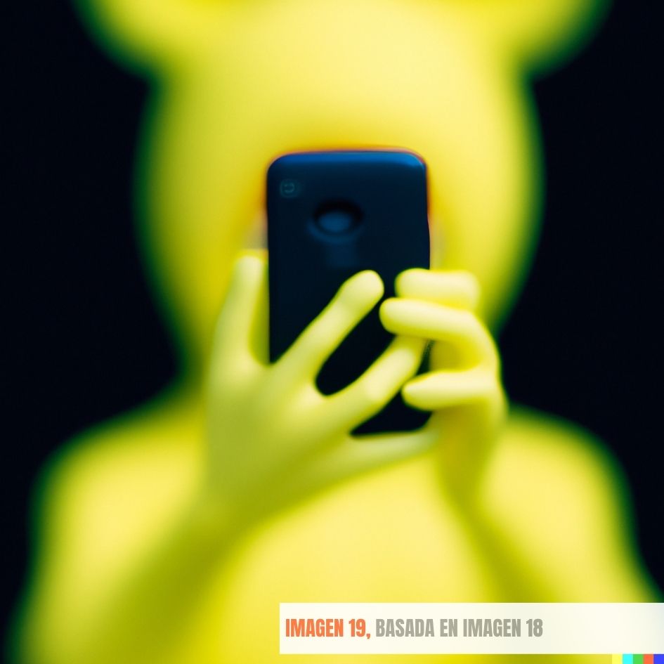 Ya no hay ninguna versión de mí. La IA me ha borrado. ¿O me ha borrado el Ser Amarillo? ¿O el Ser Amarillo es la auténtica forma de la IA…?